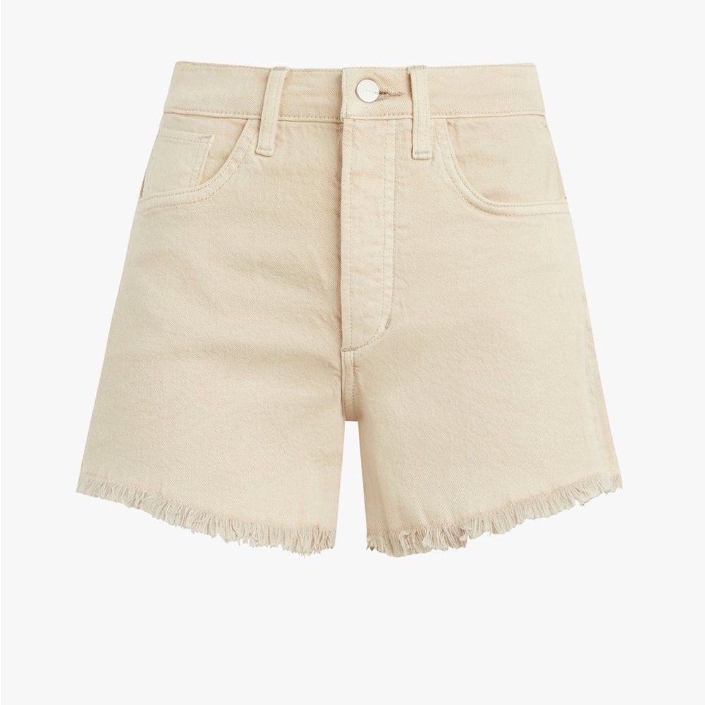 Hudson Jeans High Waist Cream THE ALEX
HIGH RISE VINTAGE STRETCH FRAY HEM shorts